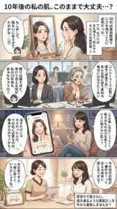 「職場の50代の厚塗り肌にはなりたくない」アラフォー女性の決意。
